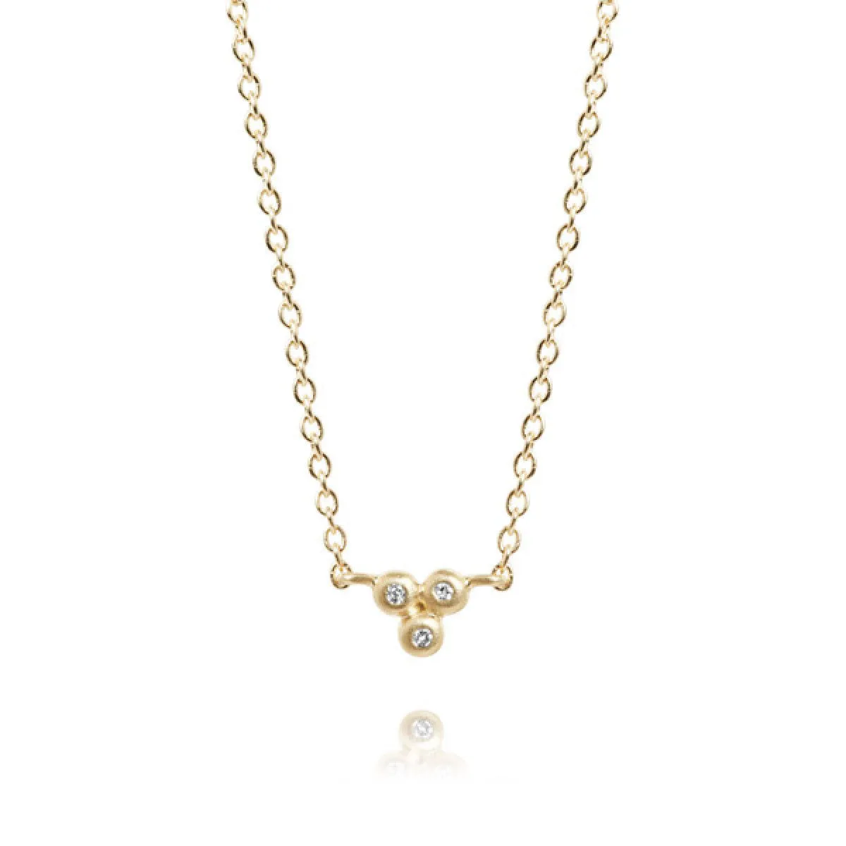 My Precious 10K Gold Necklace w. Diamonds