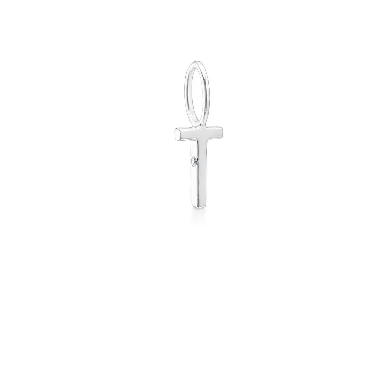 My T 18K Whitegold Pendant w. Diamond