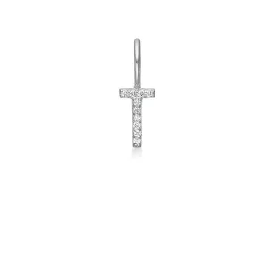 My T 18K Whitegold Pendant w. Diamonds