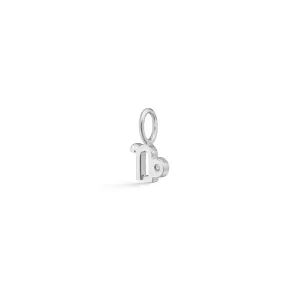 My Zodiac Capricorn 18K Whitegold Pendant w. Diamond