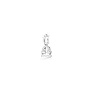 My Zodiac Libra 18K Whitegold Pendant w. Diamonds