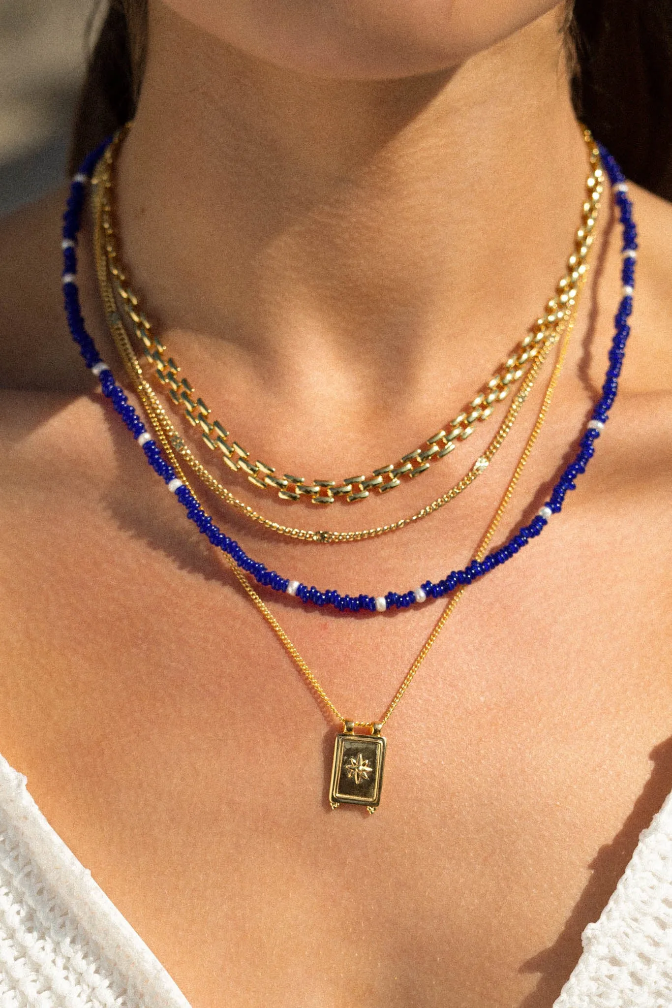Naxos necklace gold plated (47 cm) Wildthings Collectables