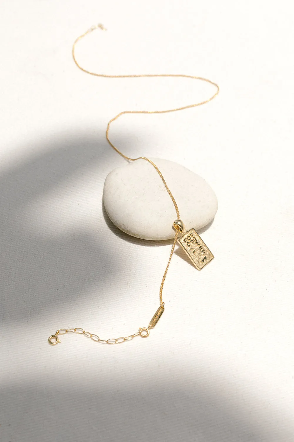 Necklace extender gold plated (7cm) Wildthings Collectables
