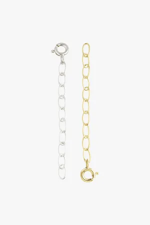 Necklace extender silver (7cm) Wildthings Collectables