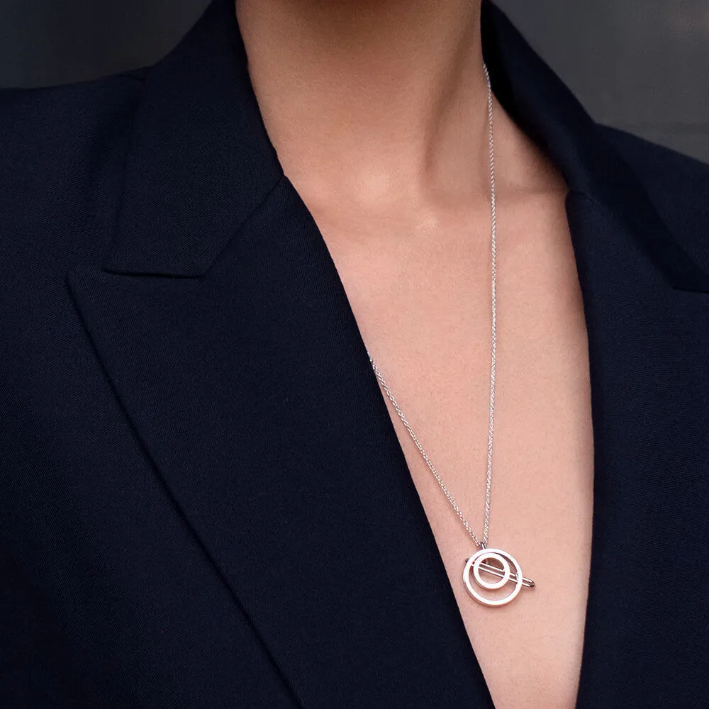 NEXUS Spin Gold Plated Necklace