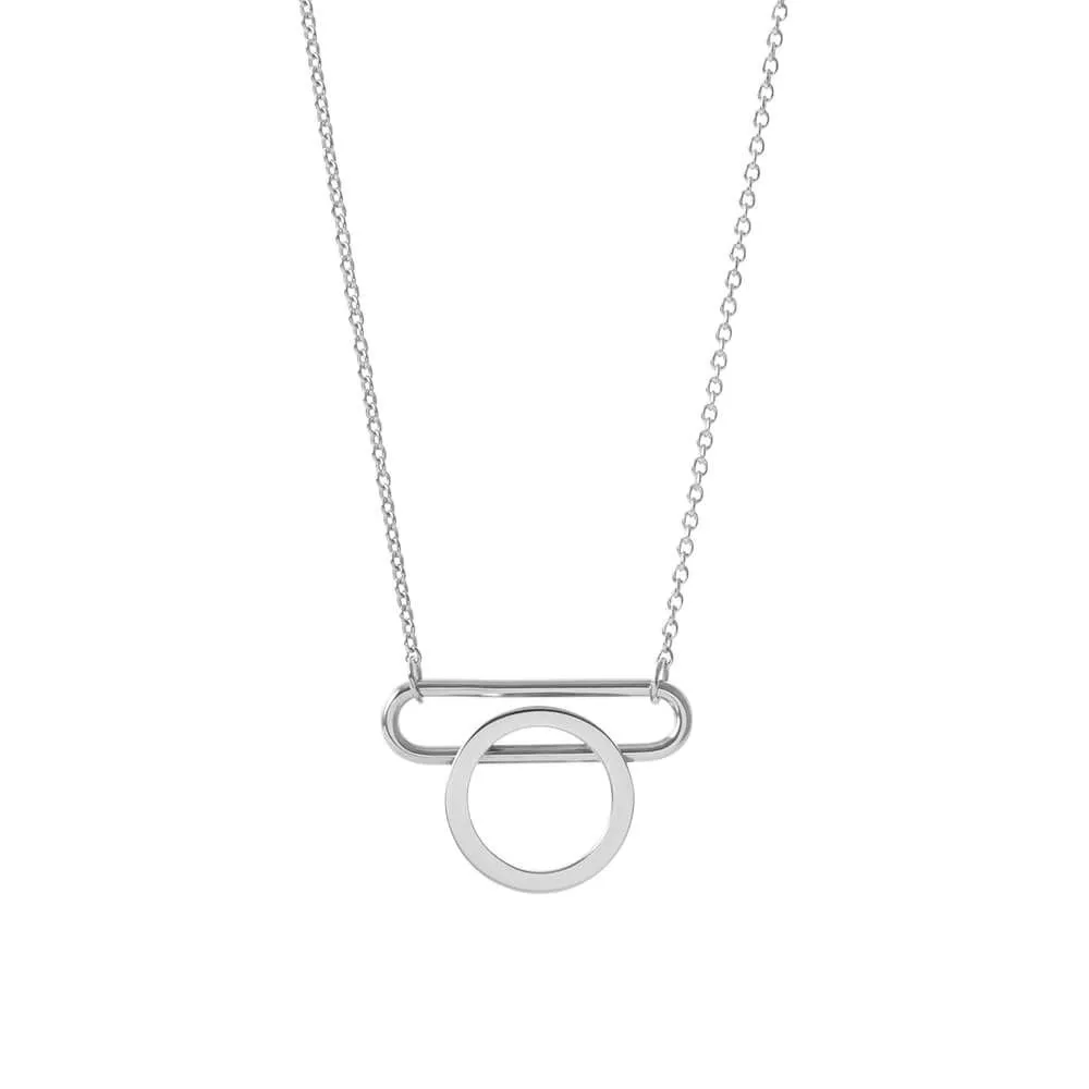 NEXUS Trapeze Gold Plated Necklace