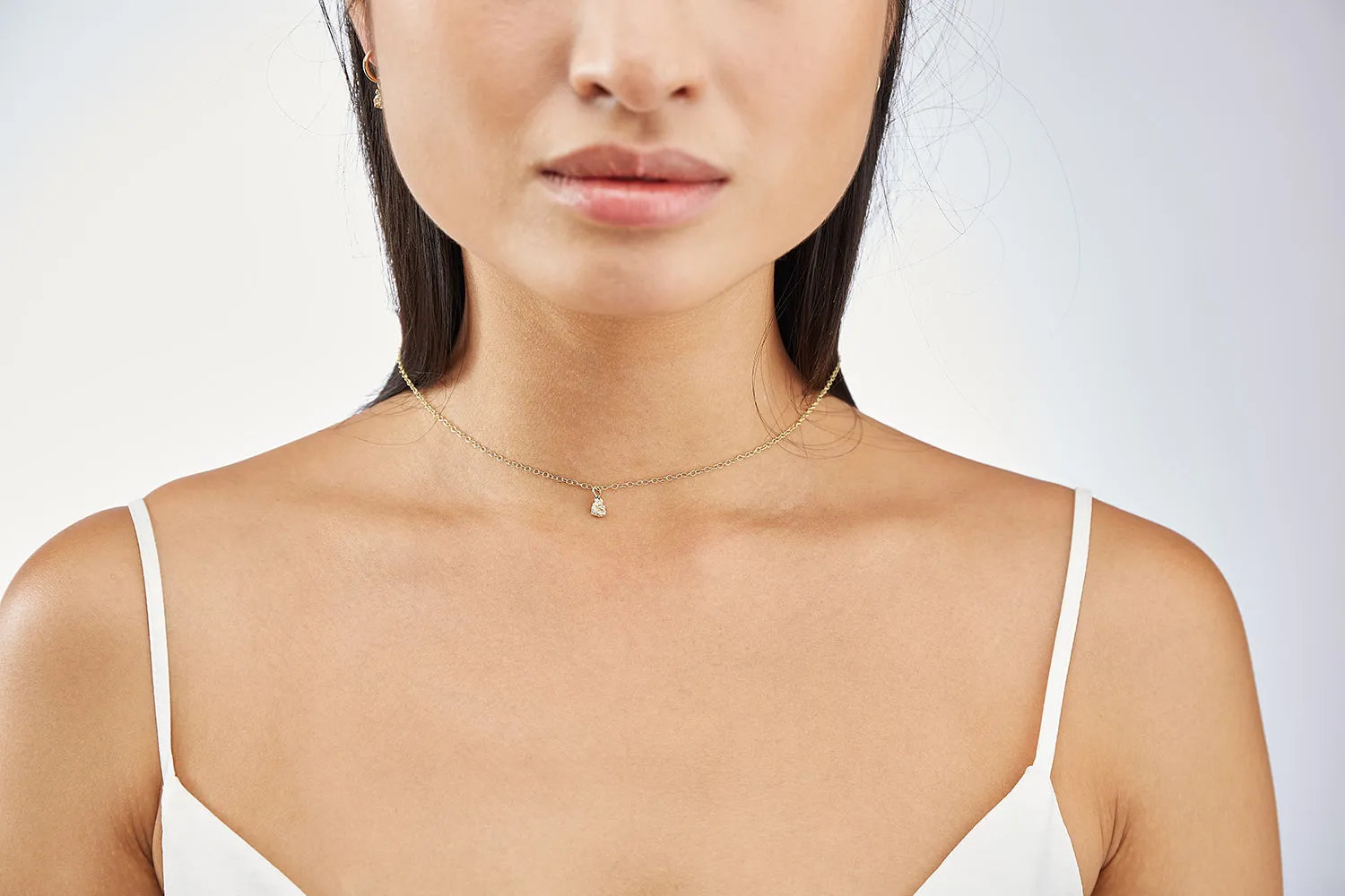 Nugget 9K Gold Necklace