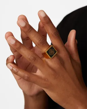 NXS Namesake Ring Gold/Black