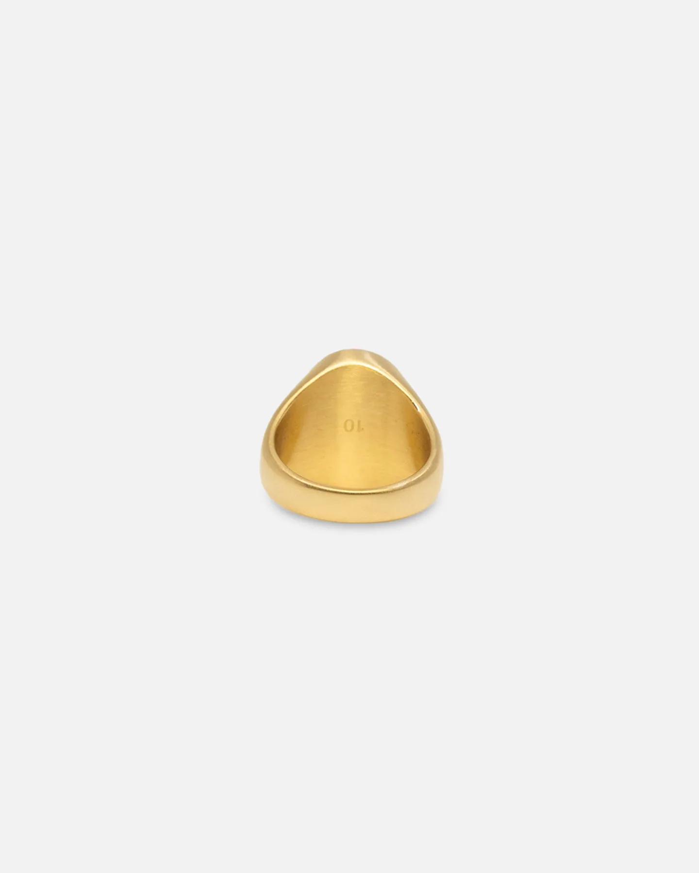 NXS Rose Signet Ring Gold/Black