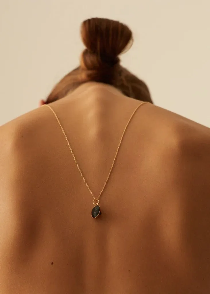 Of Me Silver Necklace w. Diamond