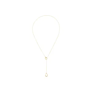 Offspring 18K Gold Lariat Necklace