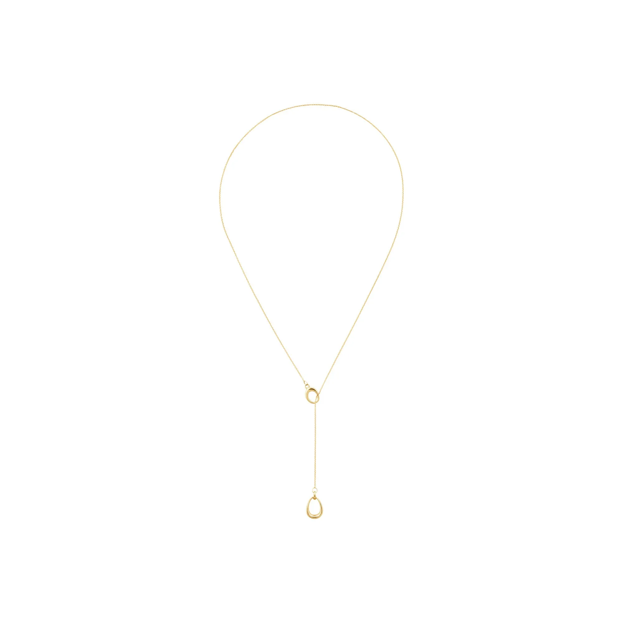Offspring 18K Gold Lariat Necklace