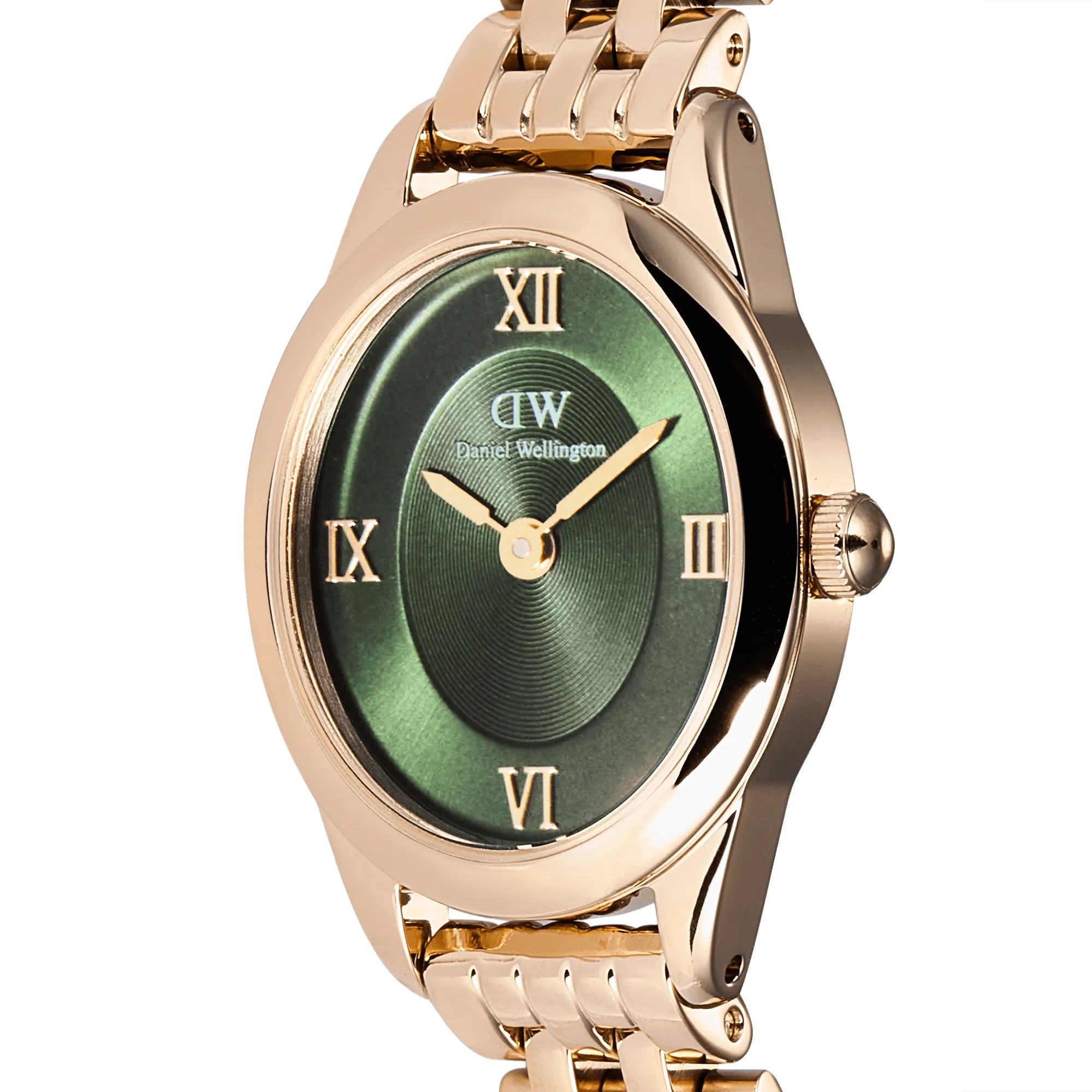 Ophelia Mini Emerald Rose Gold Daniel Wellington