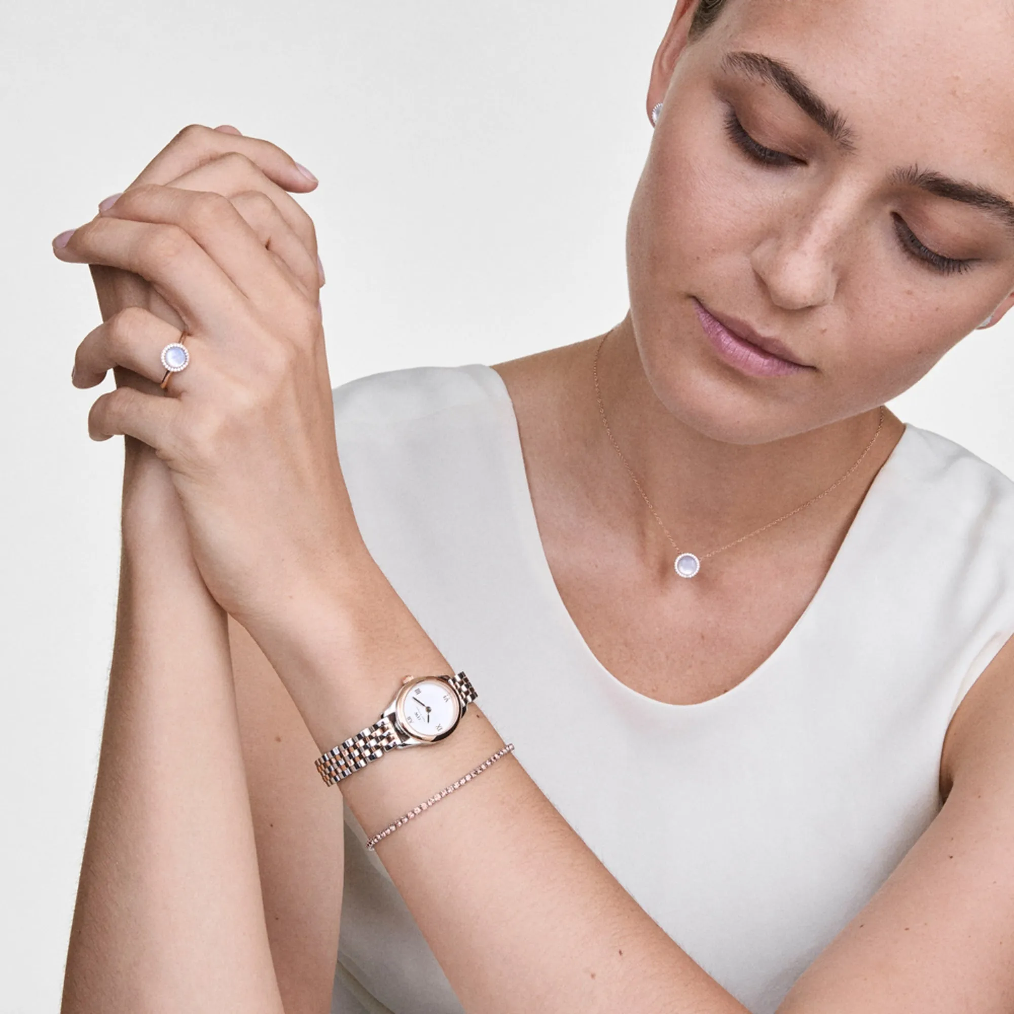 Ophelia Mini Two Tone Rose Gold Daniel Wellington