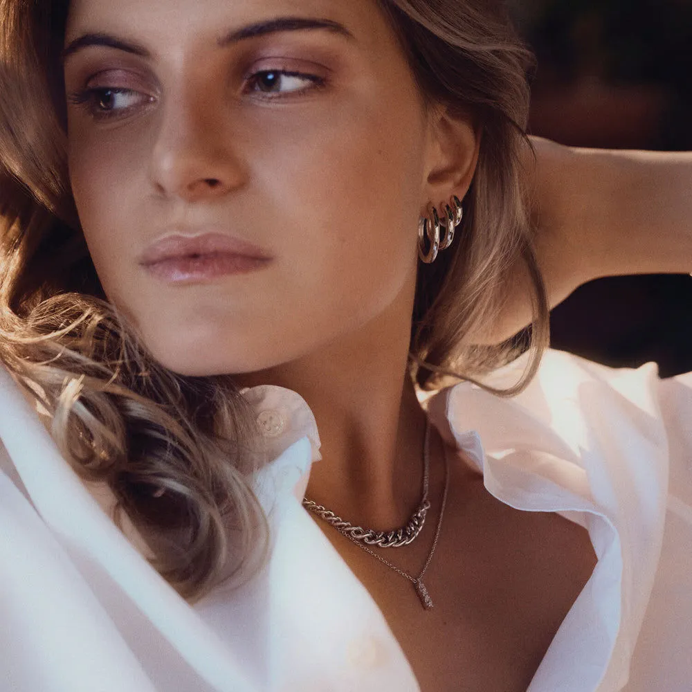 Oria Silver Necklace