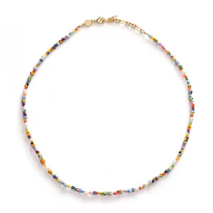 Petit Alaia Gold Plated Bracelet w. Mixed coloured Beads