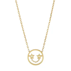 PETIT Beck 14K Gold Necklace w. Diamond