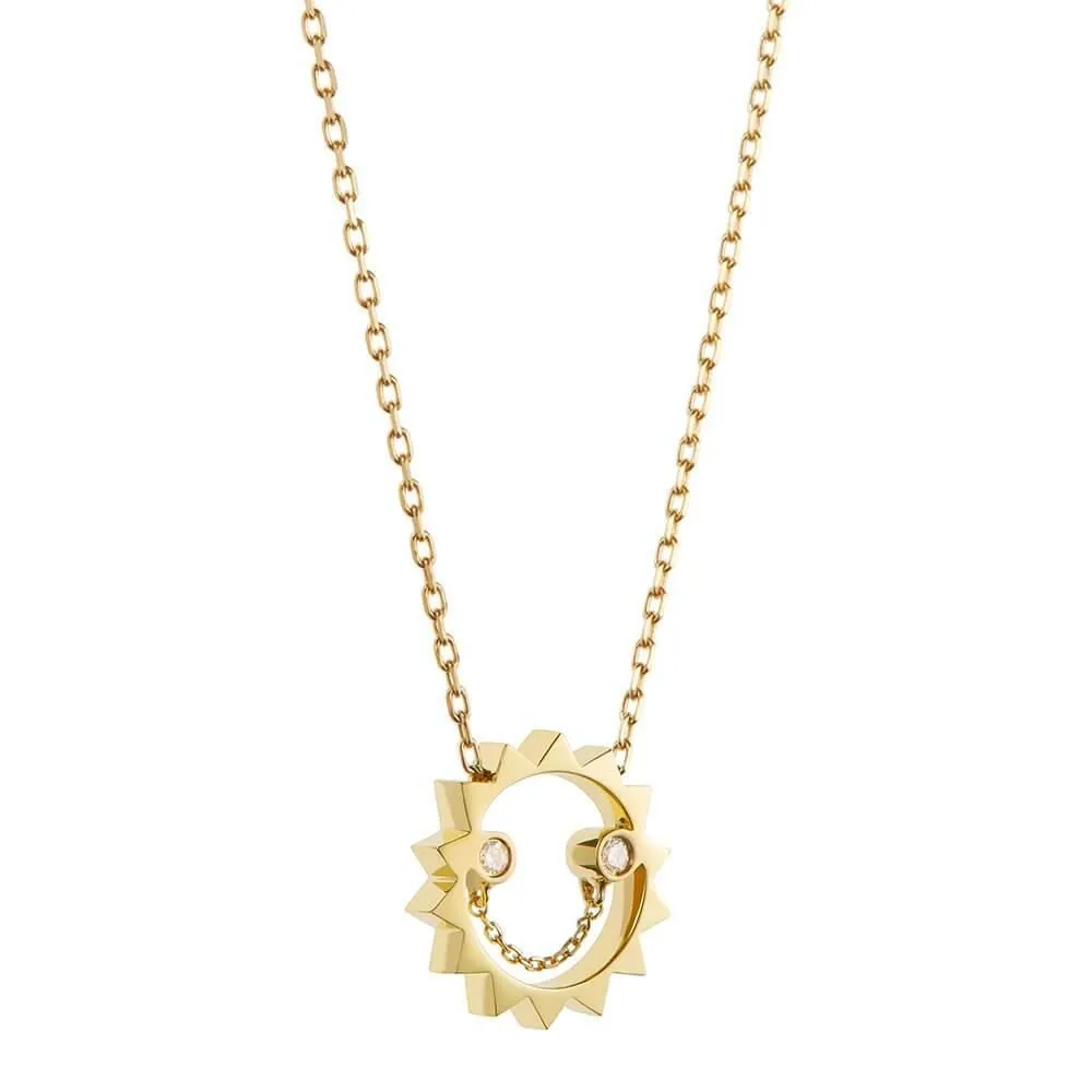 PETIT Ciro 14K Gold Necklace w. Diamond