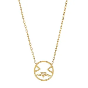 PETIT Joy 14K Gold Necklace w. Diamond