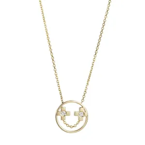 PETIT Rae 14K Gold Necklace w. Diamond