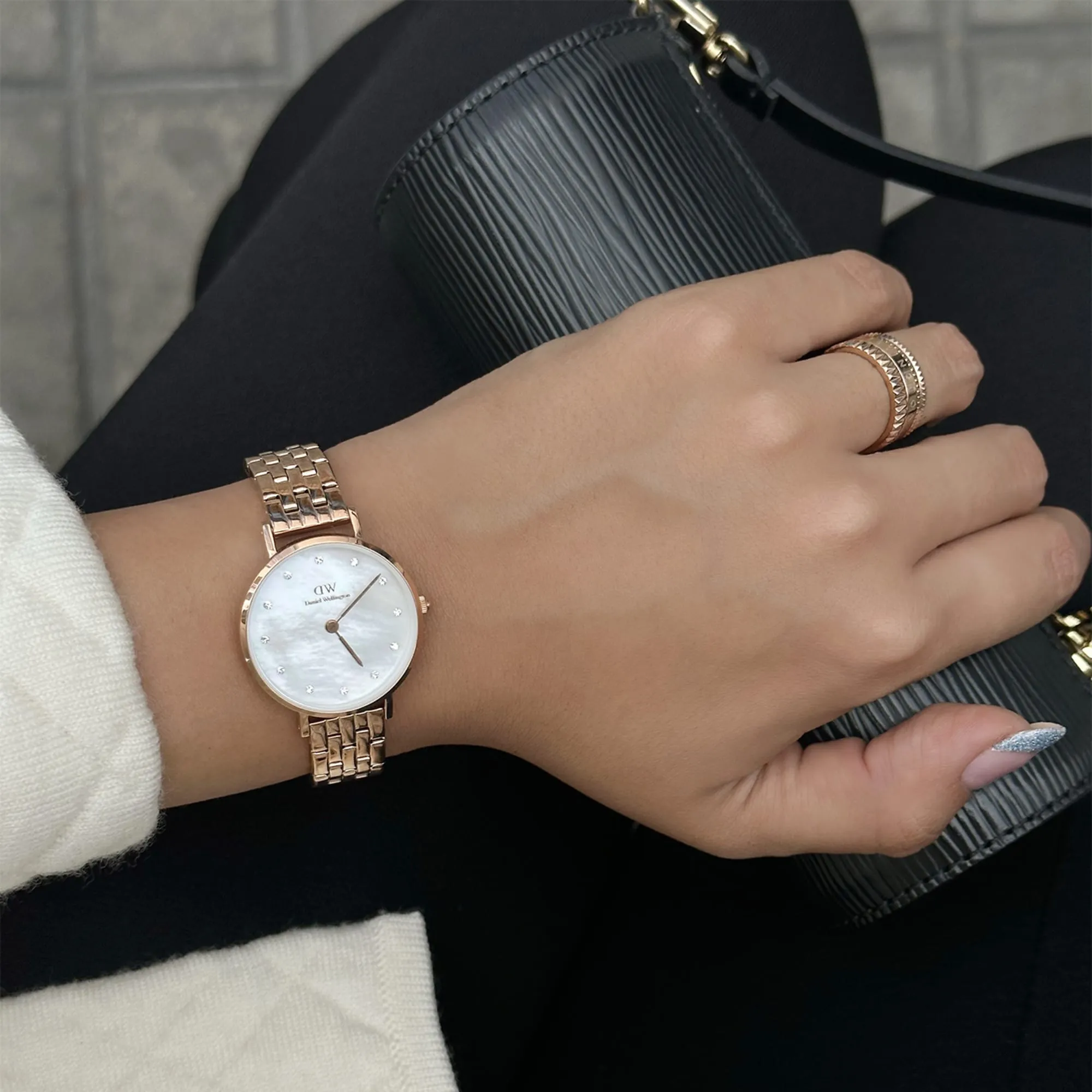 Petite Lumine 5-Link Melrose Daniel Wellington