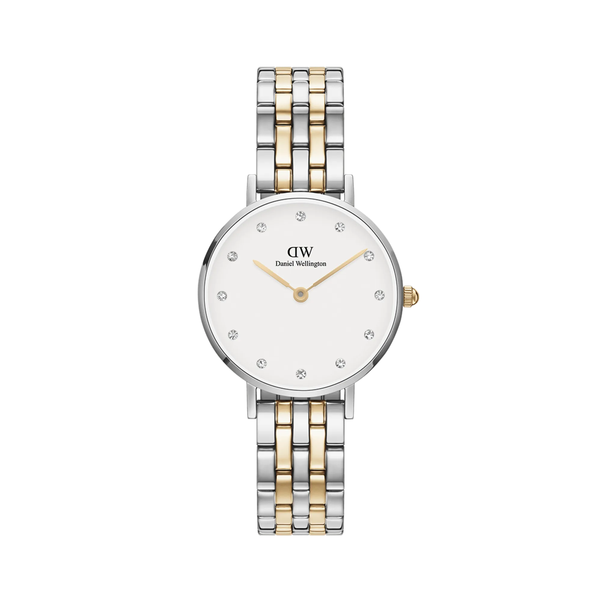 Petite Lumine 5-link two-tone Silver Daniel Wellington