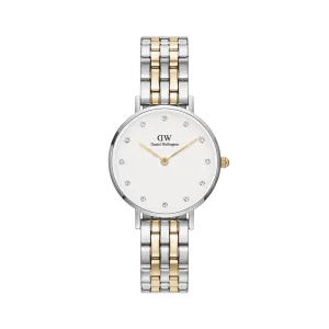 Petite Lumine 5-link two-tone Silver Daniel Wellington