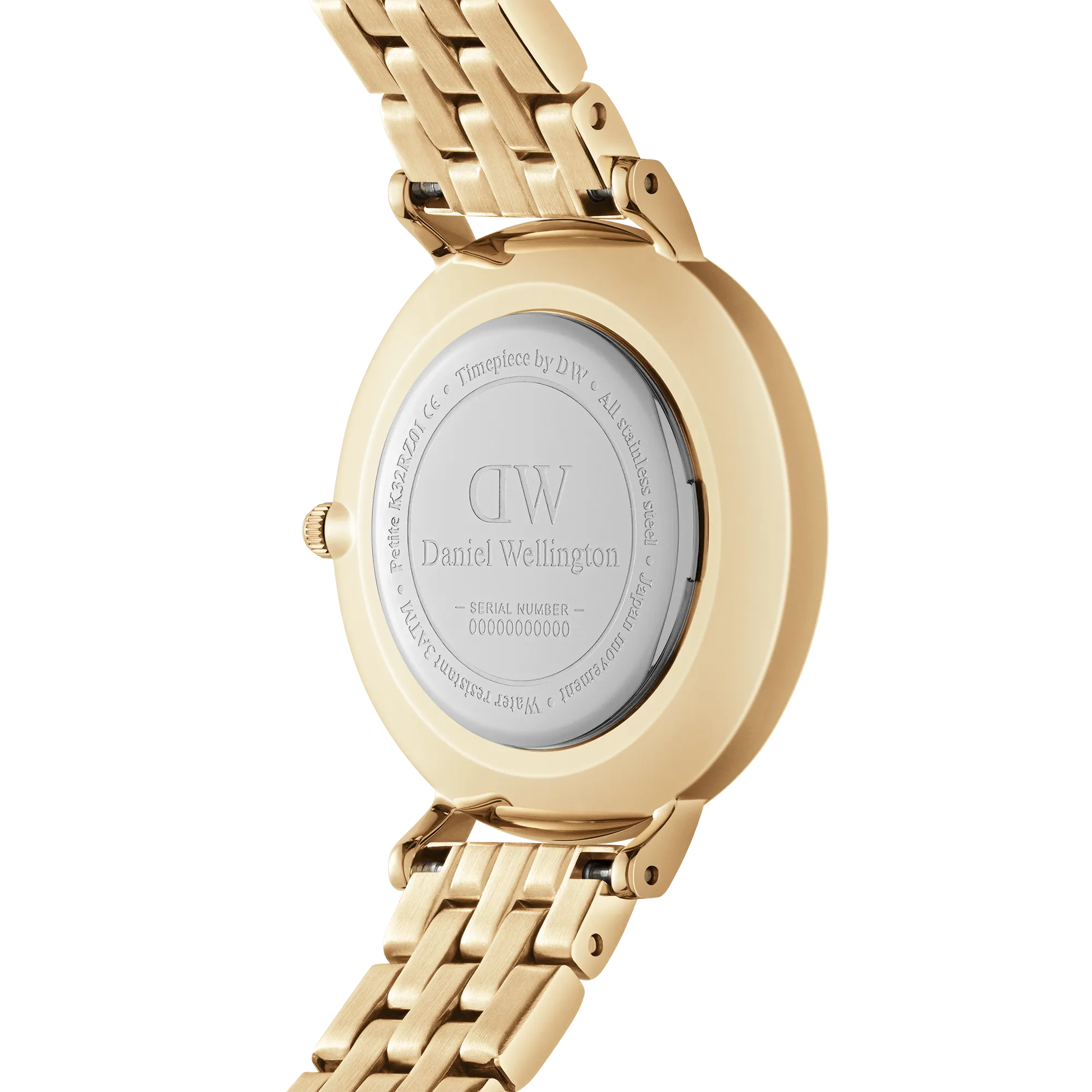 Petite Roman Numerals 5-Link Gold Daniel Wellington