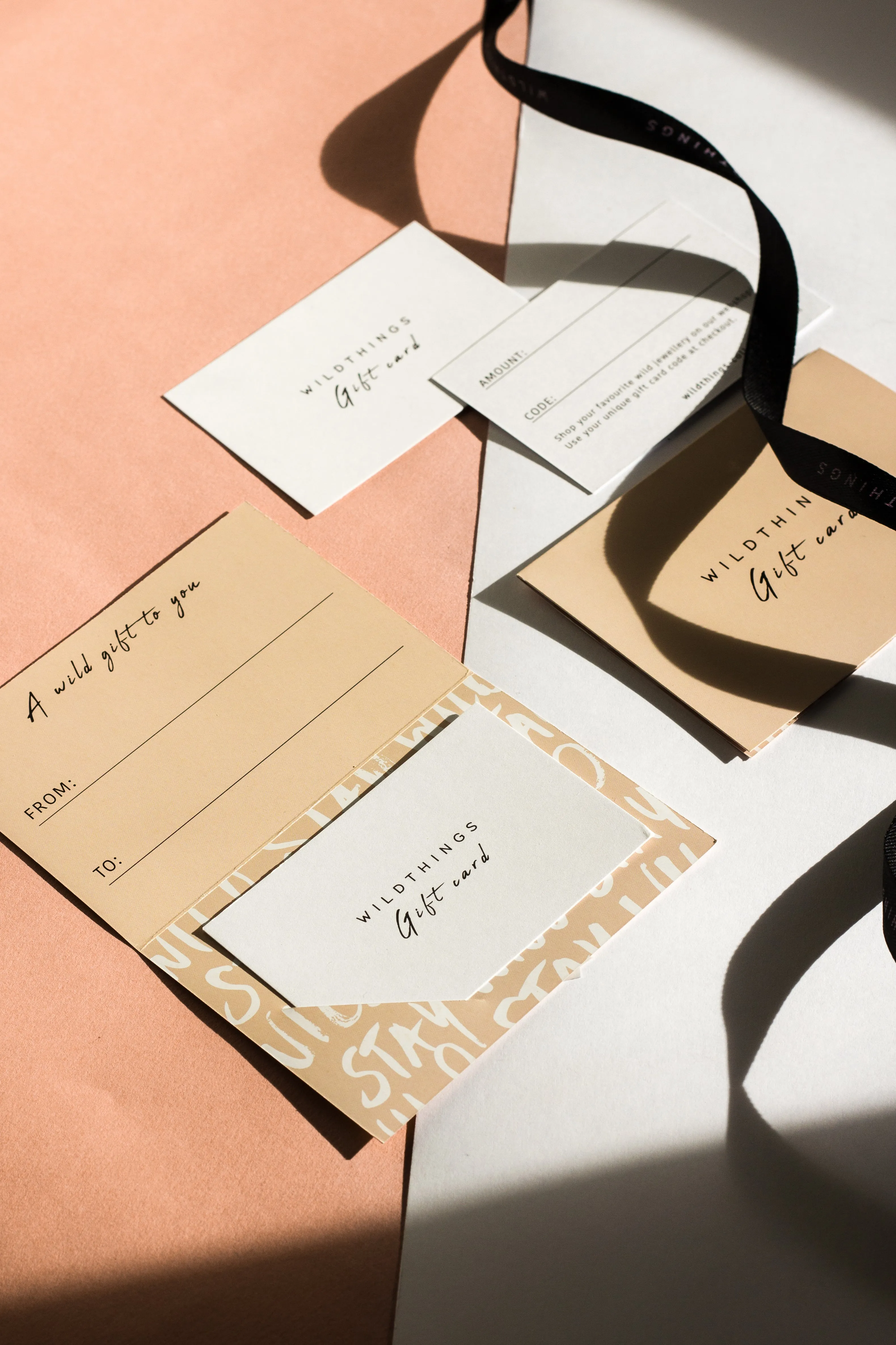 Physical gift card (starting from 10) Wildthings Collectables