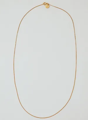 Plain 14K Gold Plated 50 cm Necklace