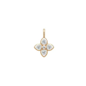 Poem 14K Gold Pendant w. White Topaz