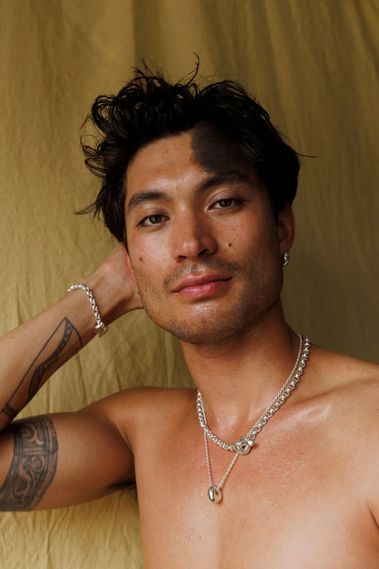 Puka Drop Silver Necklace