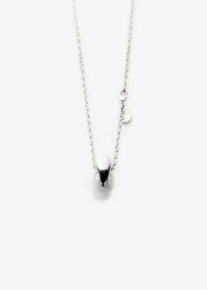 Puka Wave Silver Necklace