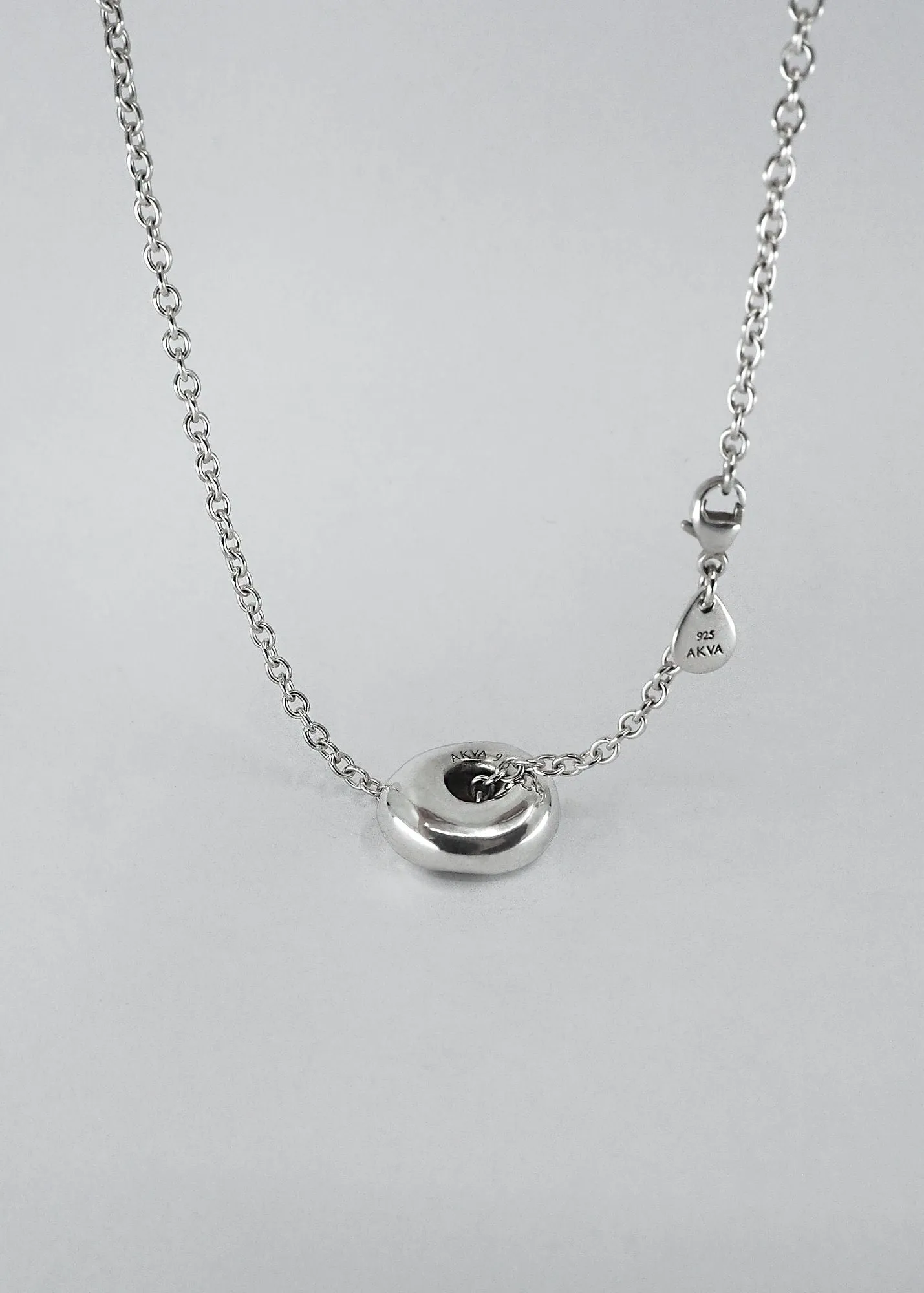 Puka Wave Silver Necklace