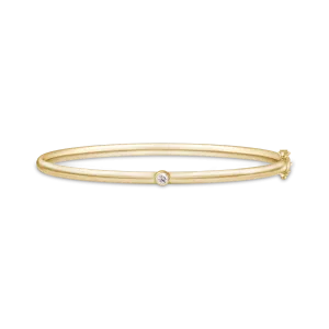 Purity 14K Gold Bracelet w. Diamond