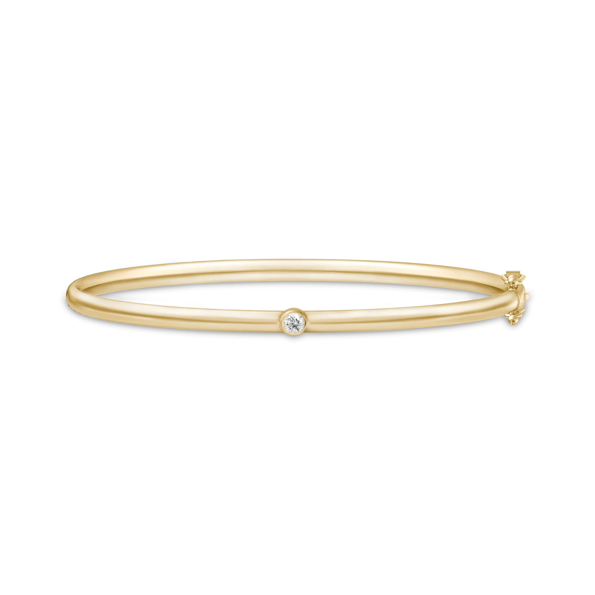 Purity 14K Gold Bracelet w. Diamond