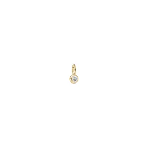 Purity 14K Gold Pendant w. Diamond