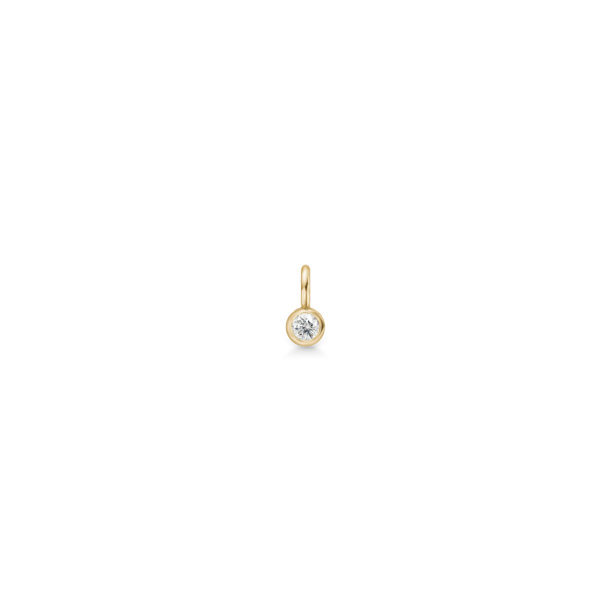 Purity 14K Gold Pendant w. Diamond