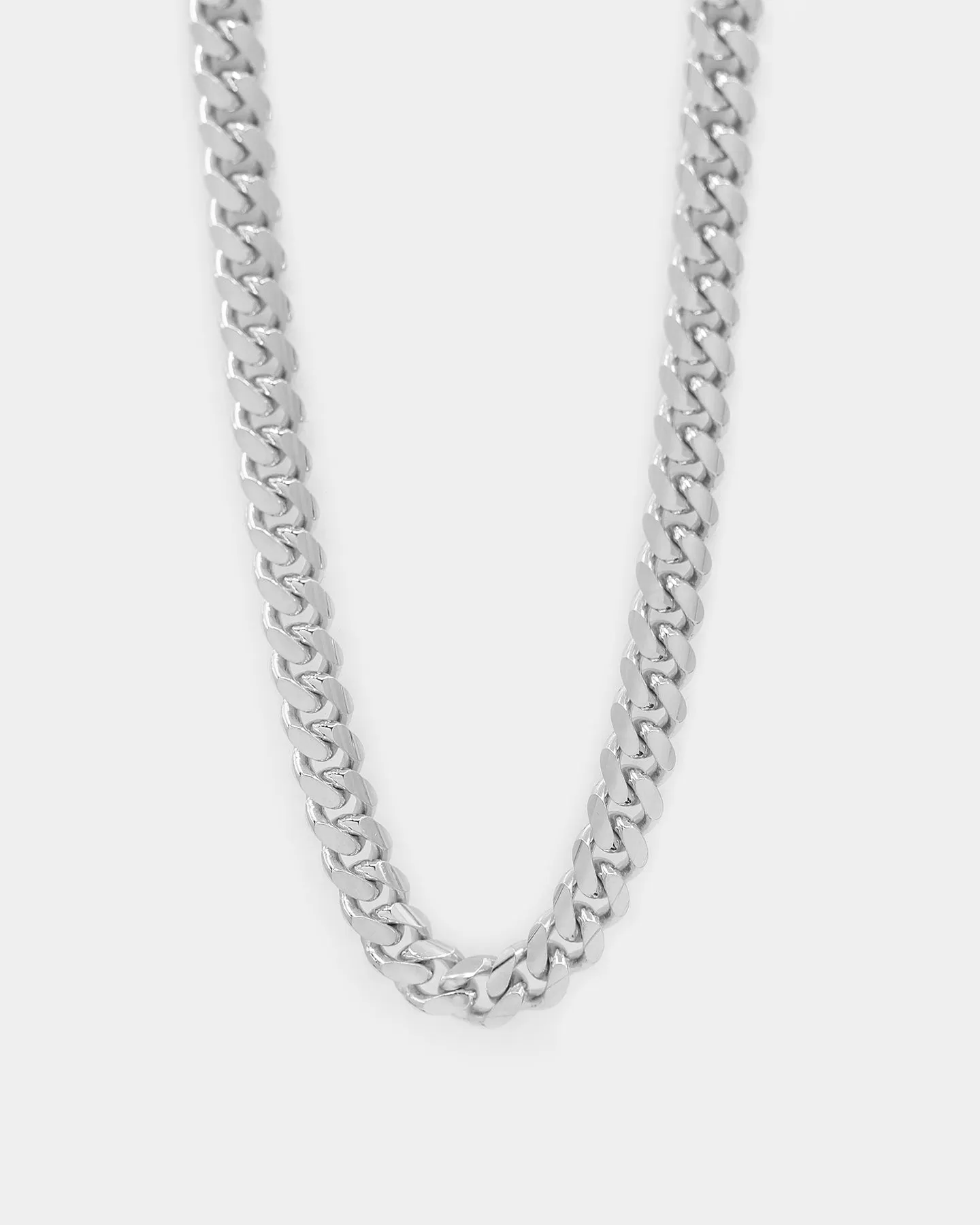 Raising Hell Women's 14" 6mm Cuban Choker Chain Sterling Silver