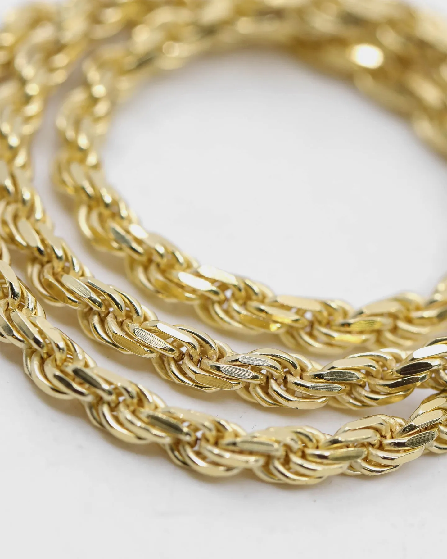 Raising Hell Women's 4mm 14" Rope Chain Choker 18K Gold Vermeil