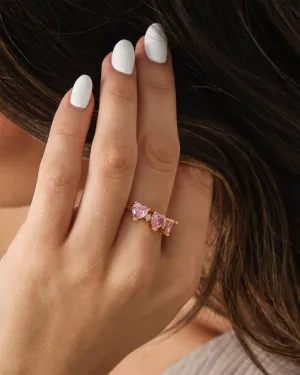 Raising Hell Women's Nala Ring Pink/Iced White