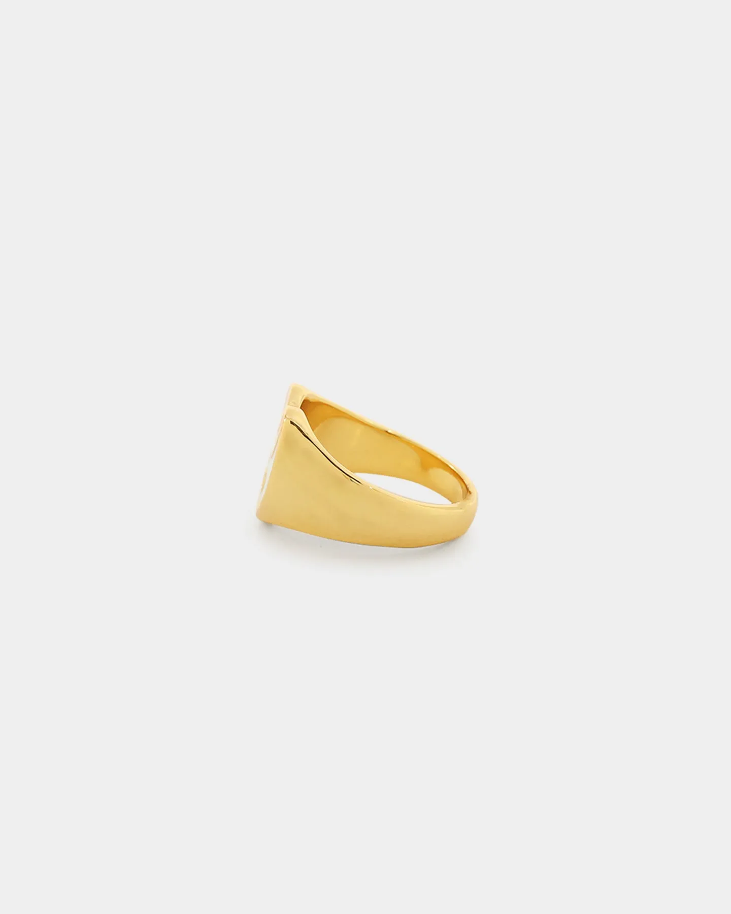 Raising Hell Women's Ying Yang Ring Gold/Black/White