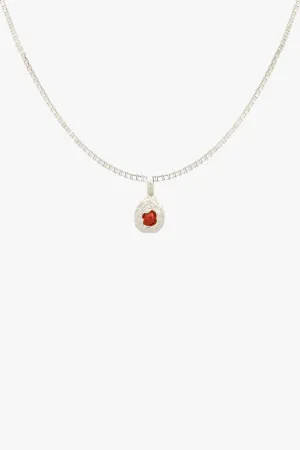 Red Planet Necklace Silver Wildthings Collectables