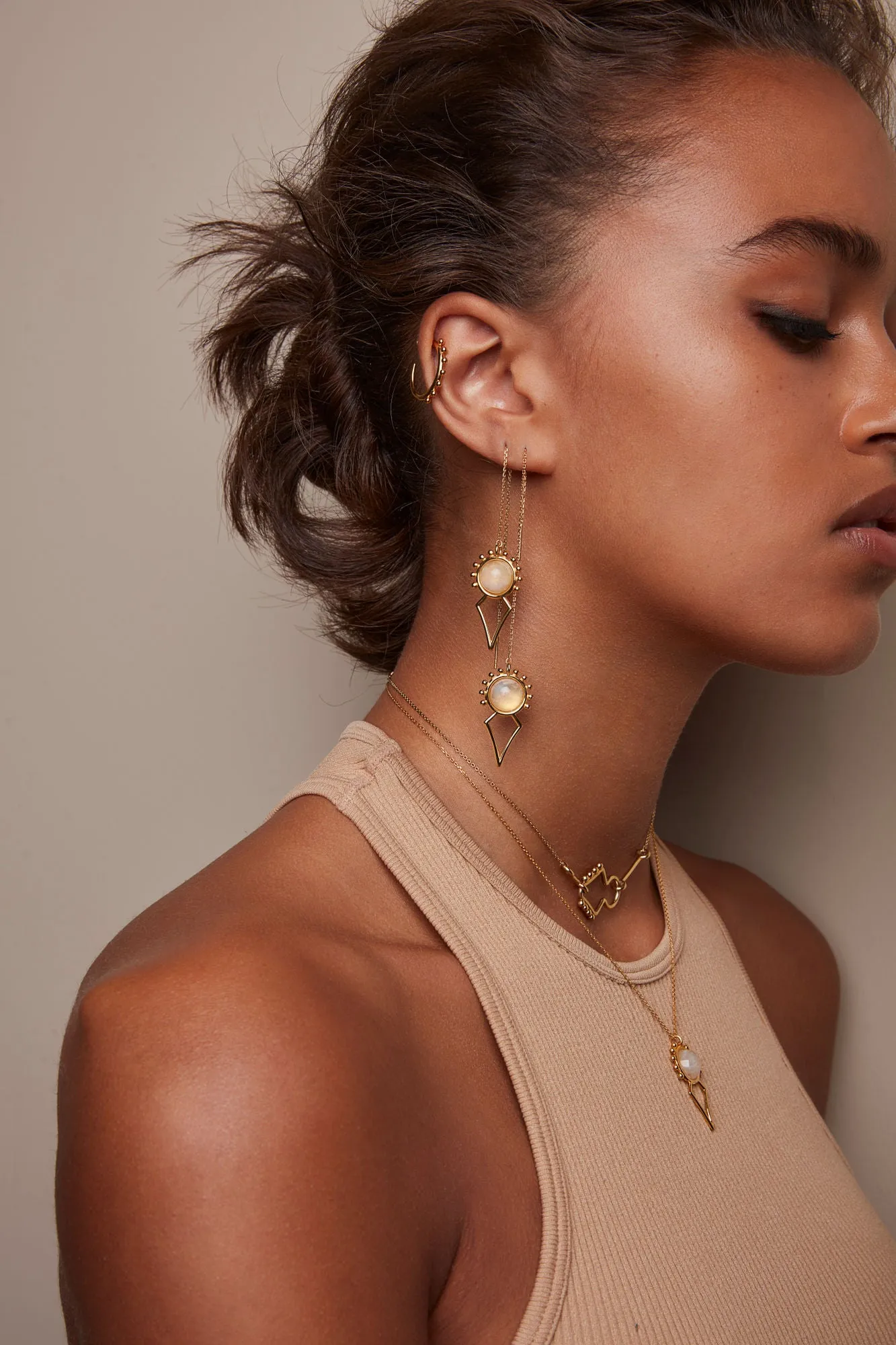 Rimal Necklace Gold Plated