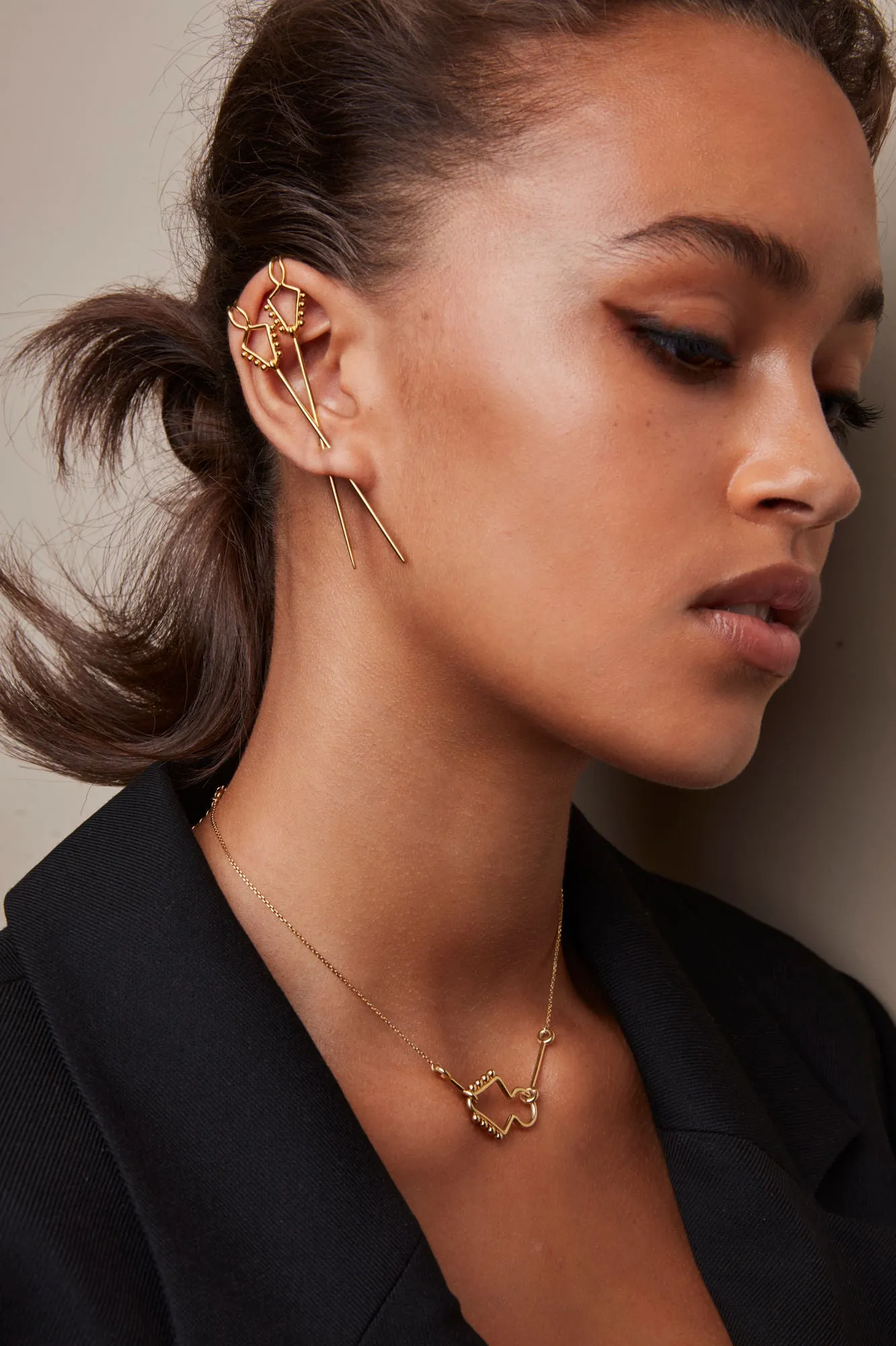 Rimal Necklace Gold Plated