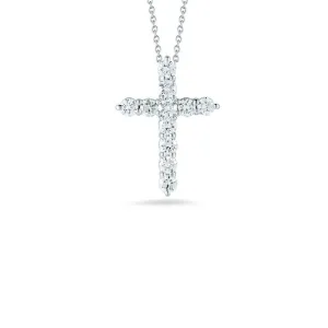Roberto Coin 18K White Cross Diamond Pendant