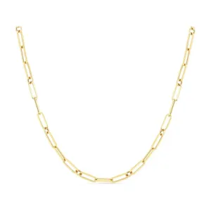 Roberto Coin 18K Yellow Gold 19" Paperclip Necklace