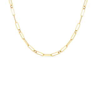 Roberto Coin 18K Yellow Gold 22" Fine Paperclip Necklace