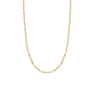 Roberto Coin 18K Yellow Gold Alternating Paperclip Link Necklace