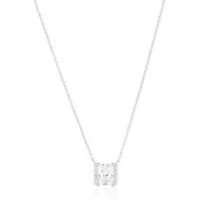 Roccanova X-Grande Silver Necklace w. Zirconias